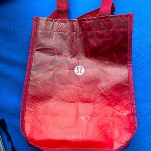lululemon athletica small reusable tote bag.